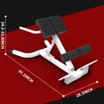 thumbnail image 1 of QinaQin All-Round Chair Training Bench, Adjustable Hyperextension Station, White, 1 of 7