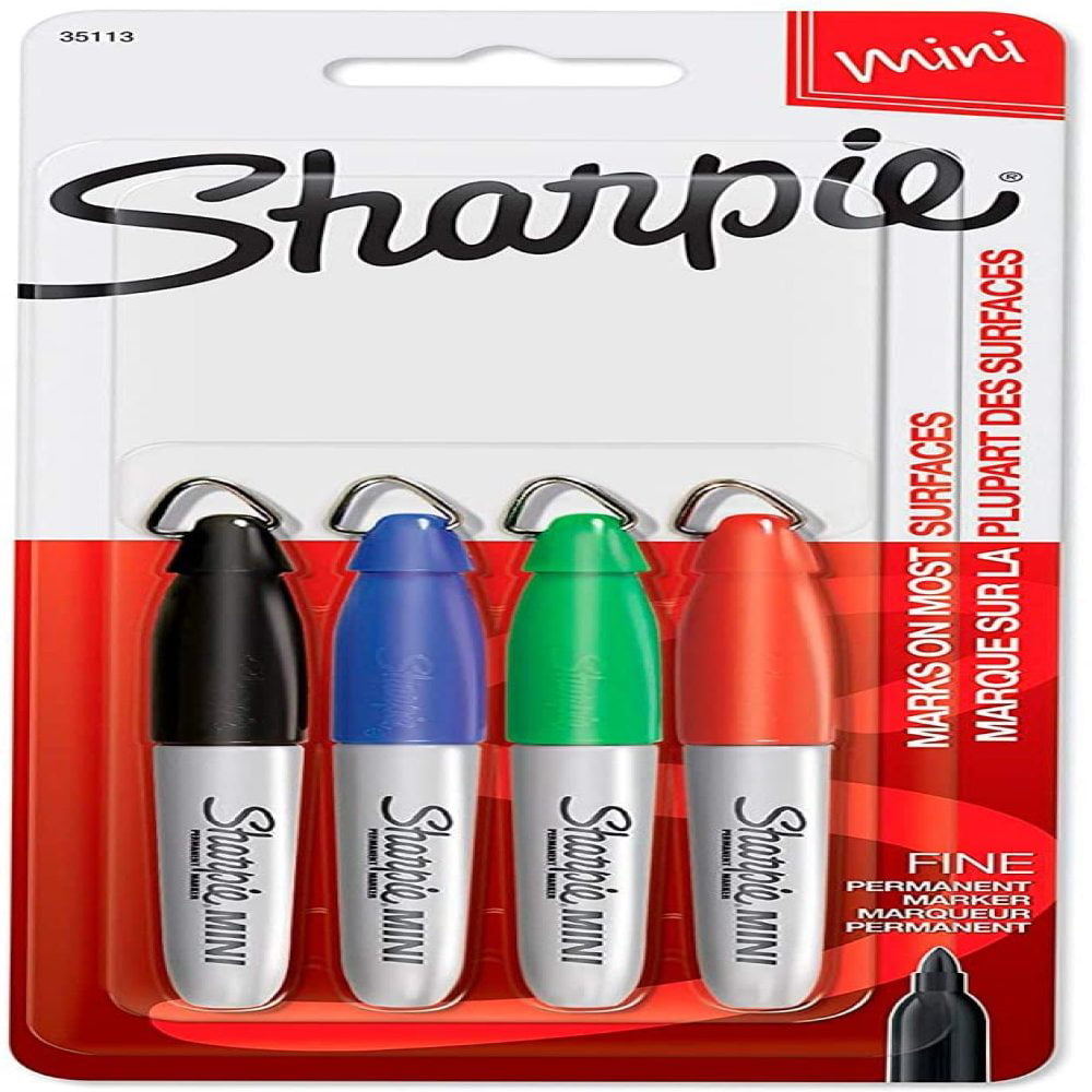 GL81130 Sharpie Mini Permanent Fine Assorted Marker Canister of 72 S0811300 
