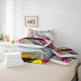 thumbnail image 4 of Erosebridal Graffiti Sports Car Bedding Queen Size, Splash Racing Car Duvet Set, Ultra Soft 7 Pieces, 4 of 5