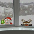 thumbnail image 1 of Christmas Electrostatic Stickers Snowflake Elk Set Door Window Glass Stickers, 1 of 3