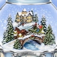 thumbnail image 2 of Cascabeles Snowglobe The Bradford Exchange Thomas Kinkade, 2 of 3
