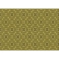thumbnail image 1 of Ahgly Company Indoor Rectangle Patterned Bold Yellow Area Rugs, 5' x 8', 1 of 6