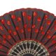 thumbnail image 4 of Paquete de 2 a 12 s de Mano Plegables Españoles de Seda Bordada con Lentejuelas para Boda, Graduación, Baile, Rojo 5 piezas Sunnimix Ventilador de mano plegable, 4 of 8