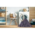 thumbnail image 2 of Ahgly Company Machine Washable Indoor Square Transitional Plum Purple Area Rugs, 6' Square, 2 of 7