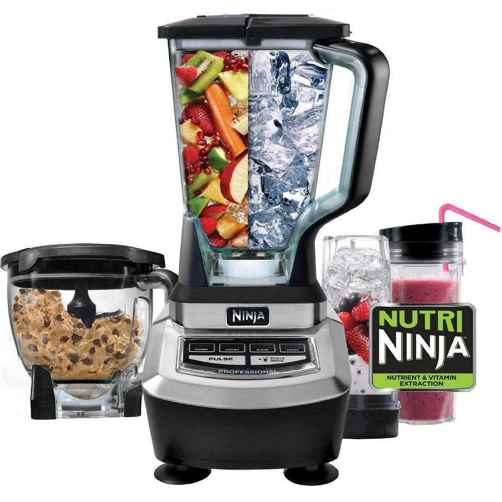 Ninja Supra Food Processor System & Juicing Recipe Book (Certified