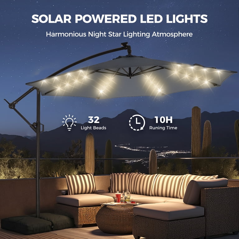 cantilever patio umbrella 5 star rated Best Choice Products 10ft 360 Rotating Offset Hanging For added convenience and protection Top 5 Best Cantilever Patio