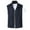 Blue, variant on WREESH Mens Thin Lightweight Sports Vest Cargo Vest Quick Drying Outdoor Travel Vest Stand Collar Zipper Work Vest Black
