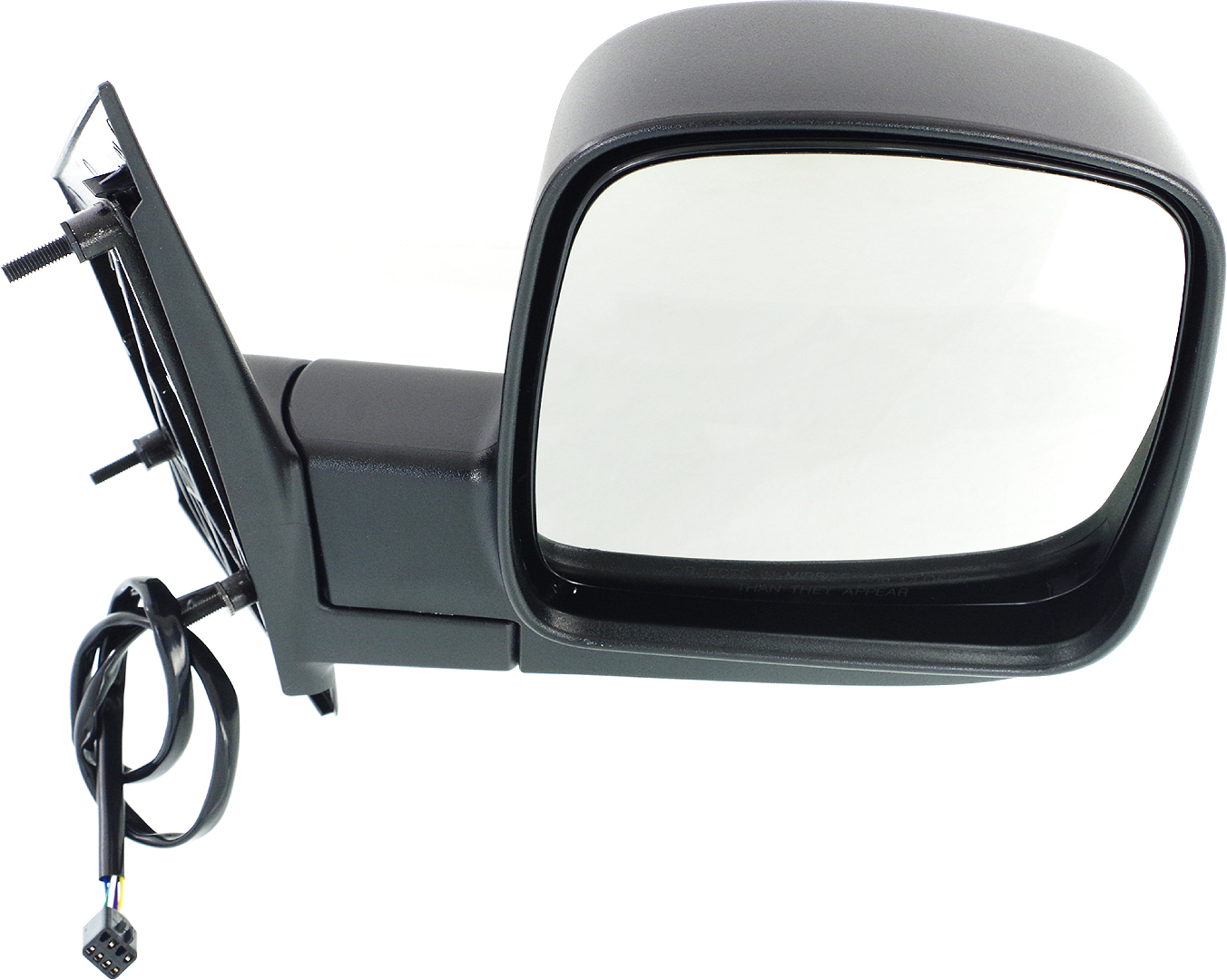 Mirror Compatible With 2003-2007 GMC Savana 2500 Chevrolet Express 3500 Right Passenger Side Heated Textured Black Kool-Vue