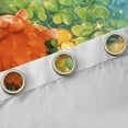 thumbnail image 4 of Feelyou Gnome Black Out Curtains, Lucky Spring Shamrock Curtains Pack of 2 (42x63 Each), 4 of 6