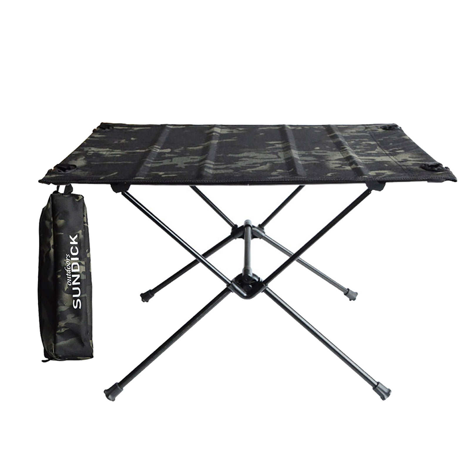 SUNDICK Outdoor Folding Table BBQ Camping Square Table with Storage Bag ✧ 