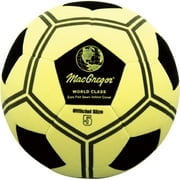 MacGregor Indoor Soccer Ball Size 5 Black and Yellow