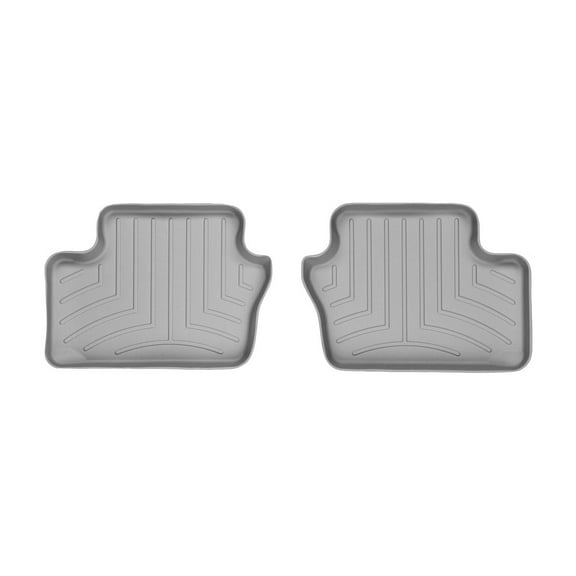WeatherTech Custom Fit FloorLiners compatible with Caliber, Patriot, Compass - 2nd Row (2-Piece Liner), Grey