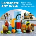 thumbnail image 2 of Drinkmate OmniFizz Sparkling Water and Soda Maker, Carbonates Any Drink, with 60L CO2 Cylinder (Royal Red), 2 of 8