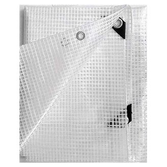 Cornerstone 20' X 100' Clear Plastic Sheeting - 4 Mil Thick Poly Tarp For Drop Cloths & Protection