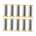 thumbnail image 4 of 10 tornillos de fijación para mangos de cuchillos, remaches de tornillos, tornillos de cabeza plana hexagonal dorados para bolsos, herramientas de, 4 of 8