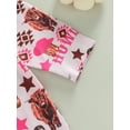 thumbnail image 6 of Seyurigaoka Toddler Baby Girls Boys Romper Pants Western Styles Letter Animals Boots Cactus Print Jumpsuits Autumn Long Sleeve Round Neck Bodysuits, 6 of 9