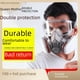thumbnail image 1 of Máscara de gas 6200 Máscara de media cara Pintura en aerosol para pesticidas Decoración química con formaldehído Máscara protectora especial contra polvo y tóxicos, 1 of 5
