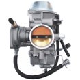 thumbnail image 2 of Carburetor ATV Carb Assembly with Fuel Valve Petcock 2GU-24500-02-00 Fit for 2002 2003 2004 2005 2006 2007 2008 Yamaha Grizzly 660 YFM660, 2 of 8