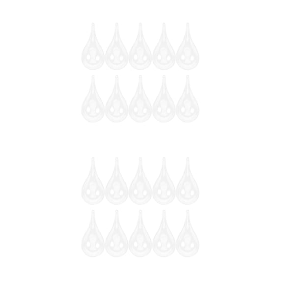 FRCOLOR 20 pcs Clear Storage Containers Shaped Candy Box Transparent Display Case Birthday Party Favor Containers for Candy Snacks Treats