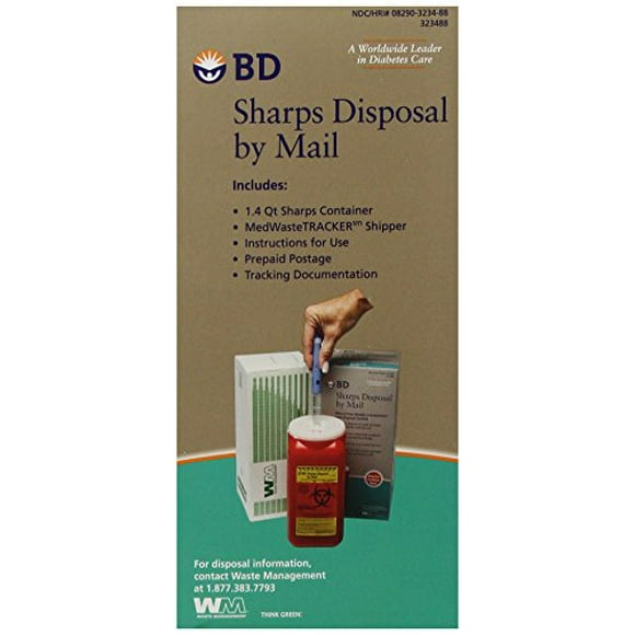 BD Sharps Disposal by Mail Worry free Needle Disposal