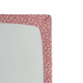 thumbnail image 3 of Ambesonne Pink Fitted Sheet, Abstract 70s 80s Art Deco Vibe, Twin Size, Coral and White, 3 of 5
