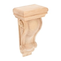 OUNONA Worgeous Wood Corbels Decorative Shelf Brackets Wooden Support for Corner Transfer