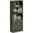 Charcoal Grey, variant on Industrial Bookshelves and Bookcases with Doors 11.8 in Depth Floor Standing 5 Shelf Display Storage Shelves Tall Bookcase for Home, Office, Living Room