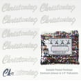thumbnail image 2 of Confetti Word Christening Silver - Half Pound (8 oz) - CCL7767, 2 of 8