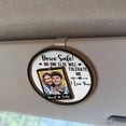 thumbnail image 2 of Personalized Drive Safe Car Visor Clip - Custom Photo & Message, 2 of 7