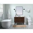 thumbnail image 6 of Elegant Decor Boise 42" MDF Single Bathroom Vanity with Backsplash in Walnut, 6 of 8