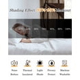 thumbnail image 5 of Western Star Retro Blackout Curtains for Bedroom Living Room Darkening Curtains 54 Inch Long Brown Vintage Wood Grain Short Curtain for Small Window Treatment Insulated Grommet Drapes 42"x54"x2, 5 of 9