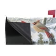 thumbnail image 4 of Ryvnso Mailbox Cover Cardinals in Winter Magnetic Mailbox Wrap Standard Size 21x18 Inch, 4 of 8