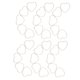 thumbnail image 4 of 30 Uds. Colgantes de marco hueco artesanía de resina biseles abiertos joyería collares pendientes suministros forma de corazón L, 4 of 5