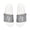White, variant on Effete Feline Claw Marks Scratch Men Removable-Strap Sandals
