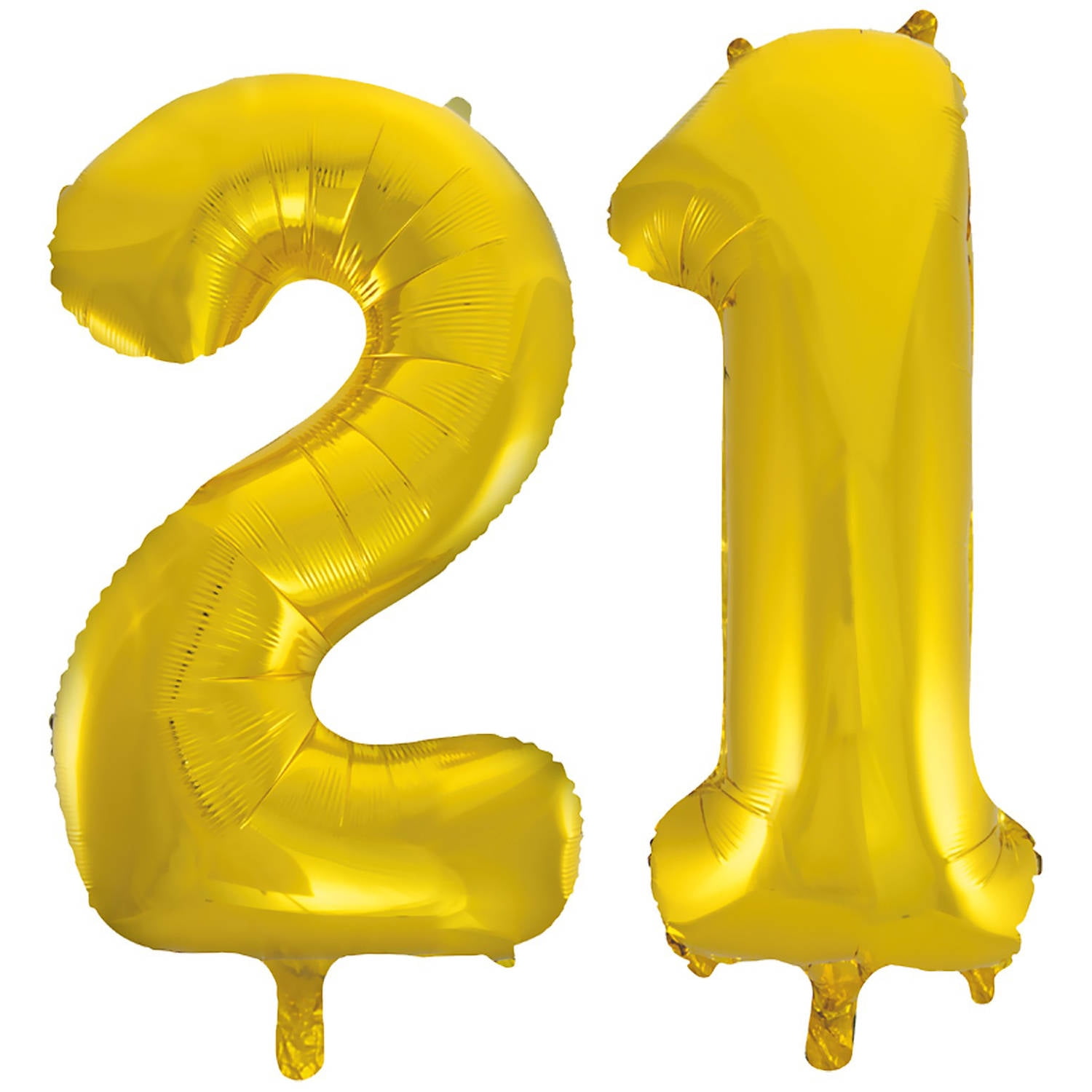 Jumbo Gold Foil Balloons, 21