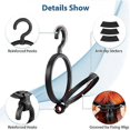 thumbnail image 3 of Wig Hanger Hanging Hat Storage Hook Black 4-Pack Wig Hanger Portable Hanger Wig Stand for All Wigs and Hats Foldable Wig Stand Durable Wig Stand, 3 of 5