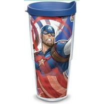 Tervis Captain America Action 24oz Double Wall Tumbler W/Lid