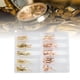 thumbnail image 3 of Reemplazo De Manecillas De Reloj, Piezas De Reparación De Relojes Juego De Manecillas De Movimiento De Cuarzo Para 2035 PC21 SL68 Con Metal Resistente Al Desgaste 100 Juegos, 3 of 7