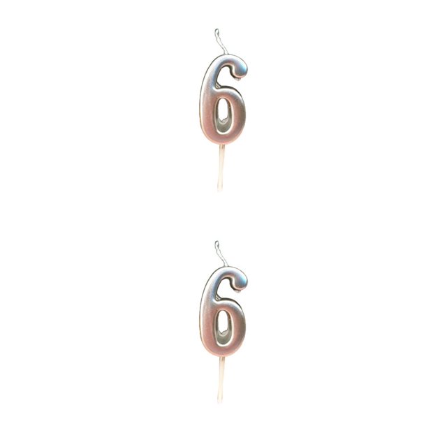 Naiovety para pastel, accesorio de aniversario, decoración de pasteles, candelitas sin humo de larga duración, accesorios románticos para Type4 NO4 Naiovety CBP485361