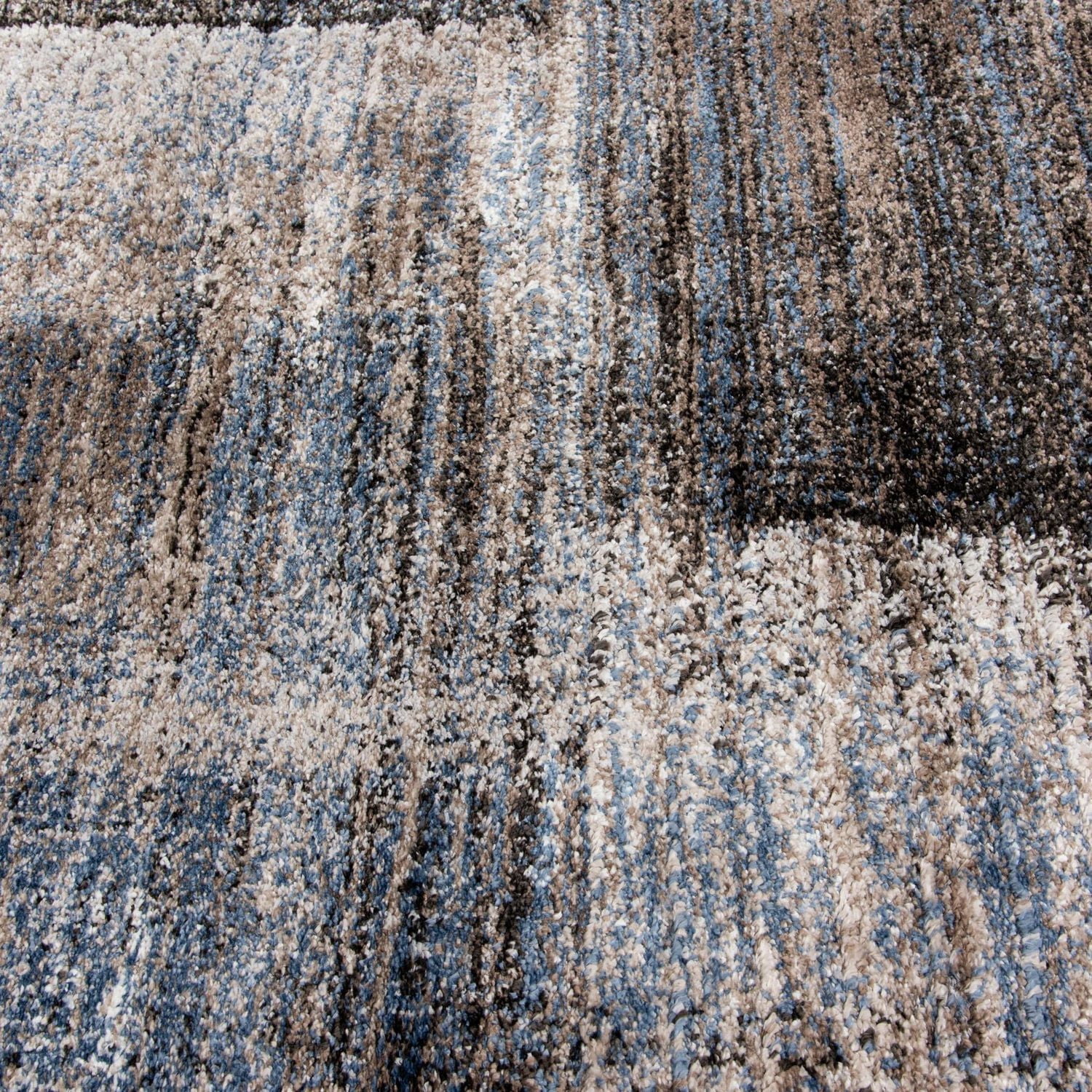 Rigton Blue and Brown Woven Area Rug