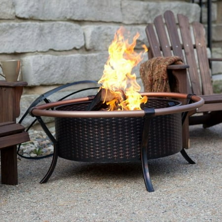Fire Sense Copper Rail Fire Pit