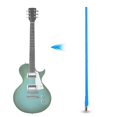 thumbnail image 3 of Tige de réglage de guitare à double action et à deux voies de 400 mm de qualité avec clé hexagonale de 4 mm, 3 of 4