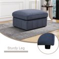 thumbnail image 6 of 38" Microfiber Modular Ottoman, 6 of 7
