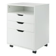 thumbnail image 4 of Winsome Halifax Bins & Drawers Storage Mobile Cabinet&nbsp;10521, White Finish, 4 of 4