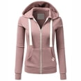 thumbnail image 1 of Drppepioner Sweat à Capuche Décontracté pour Femmes avec Poches, Fermeture Éclair, Manches Longues, 1 of 4