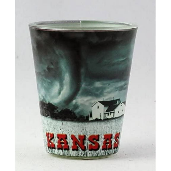 Kansas Tornado Scene Shot Glass rtp