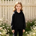 thumbnail image 7 of felwors Boys and Girls Oversized Hoodies Pullover Workout Sweatshirts for Teen Boys and Girls (Black,3-4 Years), 7 of 7