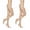 Nude (NEW), variant on Women's Sheer Energy Medium Leg Support Sheer Tights Control Top No-Roll Waistband ST, 2 Pair, Size B Nude