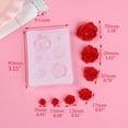 thumbnail image 6 of MANNYA Rose Flower Casting Mold Jewelry Silicone Resin Mold for Epoxy DIY Crafting Earring Pendant Studs Jewelry Making Tool, 6 of 6