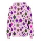 thumbnail image 4 of Puntoco Chaqueta Con Capucha Y Manga Larga Con Cremallera Y Estampado Navideño Informal Para Mujer, 4 of 6